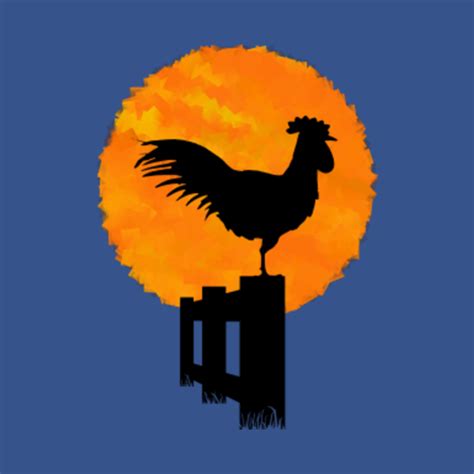 Rooster Sunrise Rooster T Shirt Teepublic
