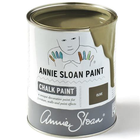 Chalk Paint By Annie Sloan Olive 120ml1 Litre Bent On Life