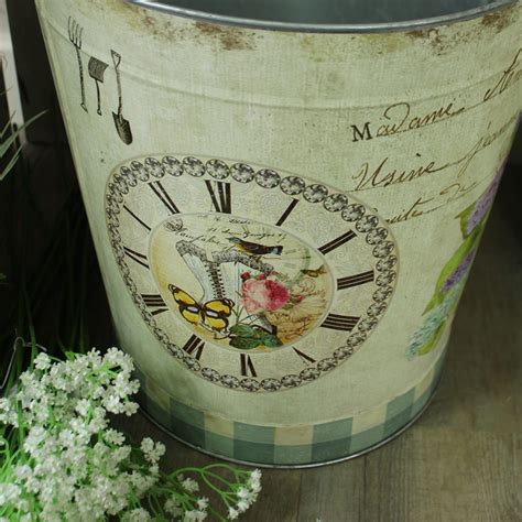 Come browse our range of handwoven baskets. Metal Vintage Floral Decorative Pail/Laundry Basket - Melody Maison®
