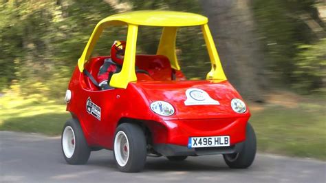 Little Tikes Cozy Coupe Adult Sized Road Going Version Youtube