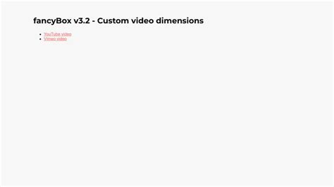 Fancybox V32 Custom Video Dimensions