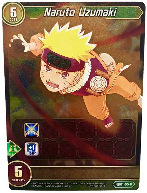 Naruto Uzumaki Nb Tournament Pack Cards Chrono Clash System