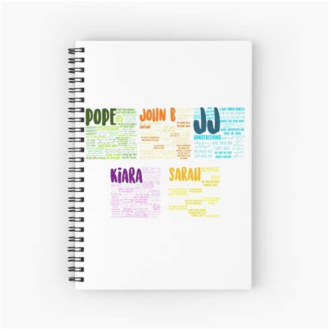 Outer Banks Quotes Sticker Pack Spiral Notebook For Sale By