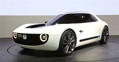 2019 Honda Sports Ev Concept A Retro Modern Futuristic Sports Car
