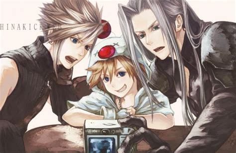 Cloud Sora Sephiroth Final Fantasy Kingdom Hearts Desenhos