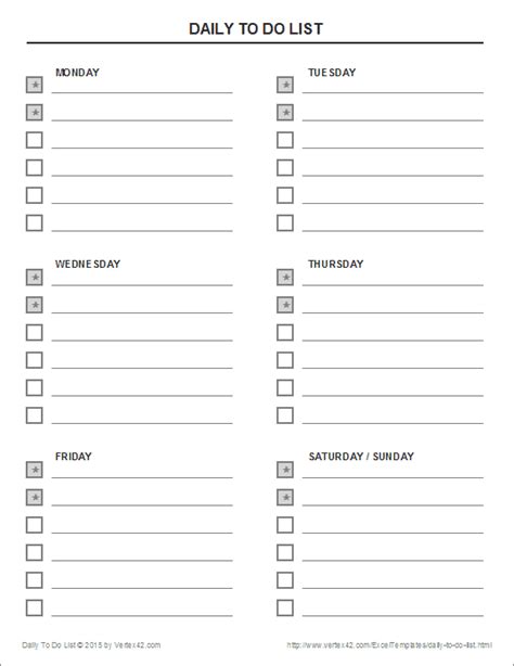 Daily To Do List To Do Lists Printable To Do List To Do Checklist