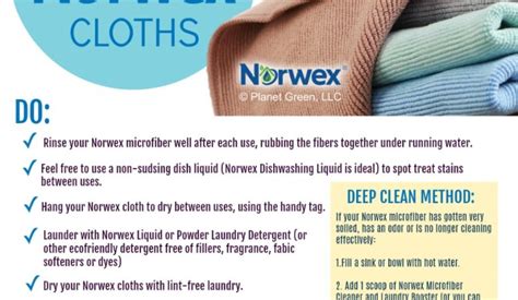 washing instructions and cloth care norwex microfiber cloths sonya eckel norwex svp leader
