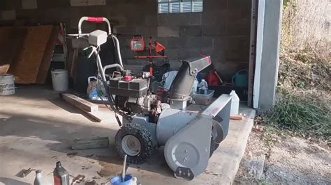 Sears Craftsman Snowblower 53688661 20 Years Old Running Loud Tapping