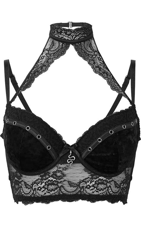 mercy black lace bra killstar australia luxury gothic lingerie