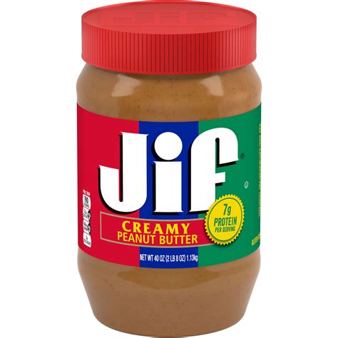 Jif Creamy Peanut Butter Ounce Jar Walmart Com