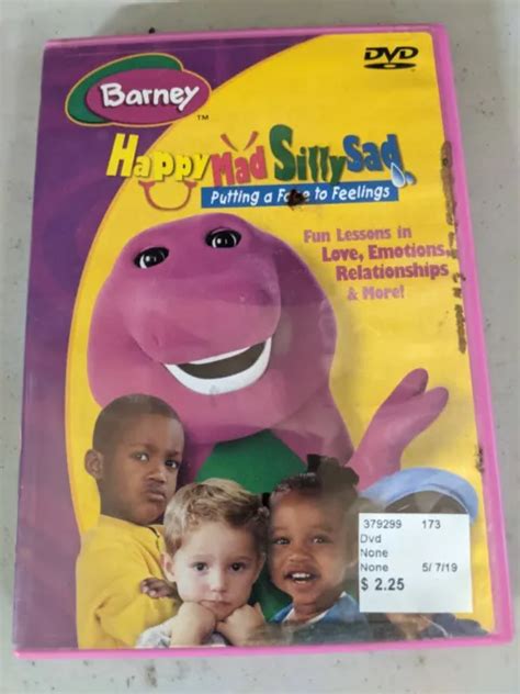 Shelf163 Dvd Barney Happy Mad Silly Sad Putting A Face To Feelings 8