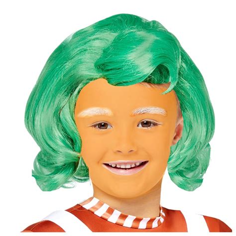 Buy Official Willy Wonkas Chocolate Factory Oompa Loompa Wig Kids