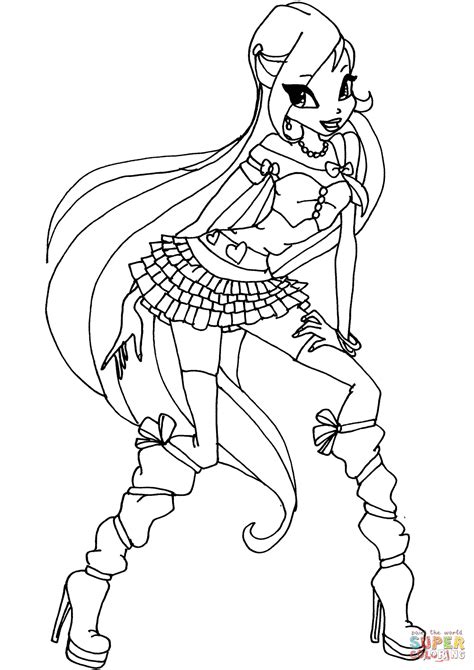 Desenho De Bloom De Les Winx Club Para Colorir Images And Photos Finder