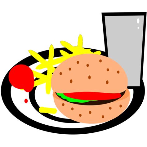 Burger And Fries Png Svg Clip Art For Web Download Clip Art Png