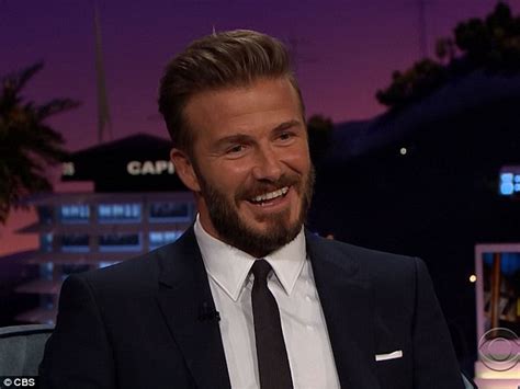 David Beckham Reveals Wife Victoria Hated His Heavy Beard On The Late Late Show Daily Mail Online