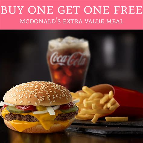 Reach your diet and nutritional goals with our calorie. Today 5/25 Only! Buy One Get One FREE McDonald's Extra ...