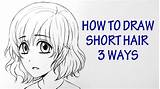 For new readers, welcome to my prismacolour blondt hår tutorial! How to Draw Manga: Short Hair 3 Ways! - YouTube