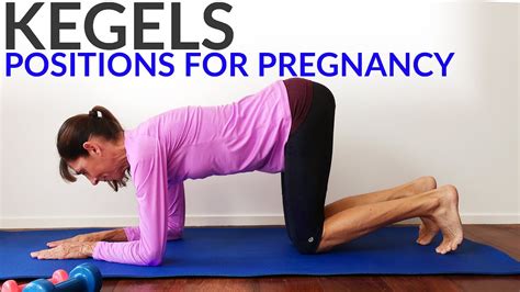 Best Physio Positions To Do Kegel Exercise For Pregnant Women Youtube