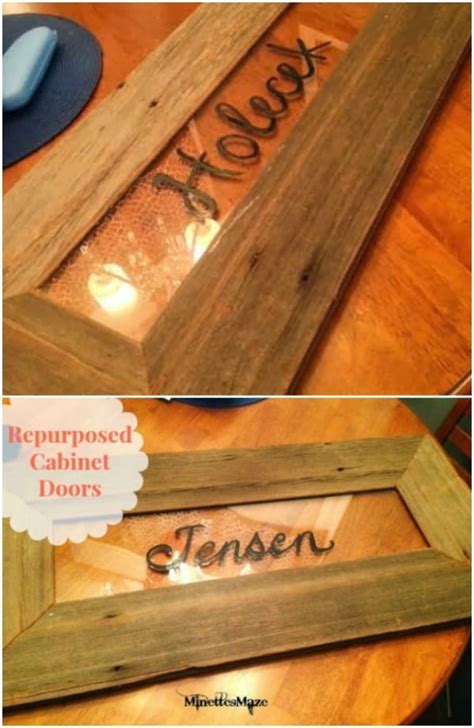 25 Diy Projects Made From Old Cabinet Doors Its Time To Repurpose