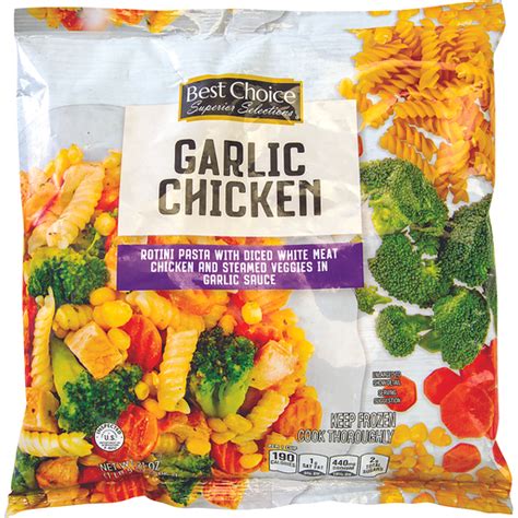 Best Choice Superior Selections Garlic Chicken Frozen Meals And Sides