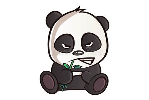 Angry Cartoon Panda Stock Vector Illustration Of Cartoon 47474882