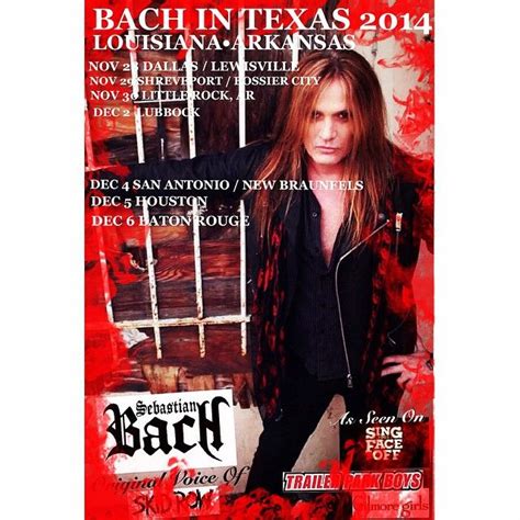 Sebastian Bach 2014 Tour Posters New Bra Sebastian Bach