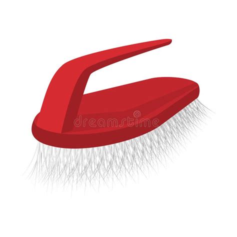 Cleaning Brush Cartoon Icon Stock Vector Illustration Of Mess Maid