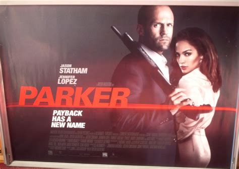 Cinema Poster Parker 2013 Quad Jason Statham Jennifer Lopez Michael