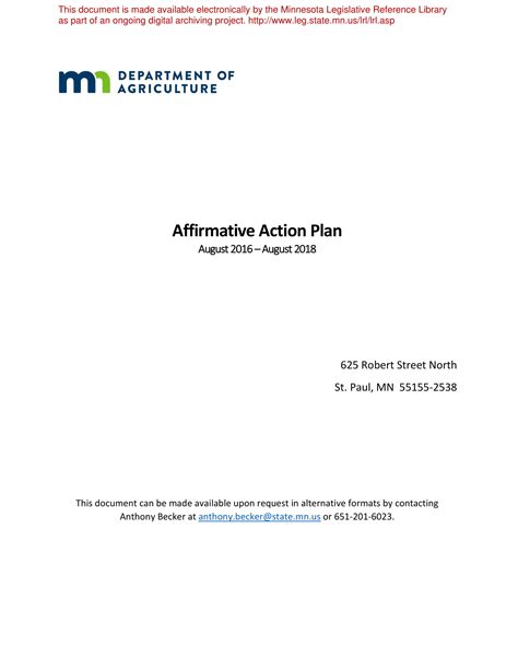 Affirmative Action Plan 17 Examples How To Create Pdf Word