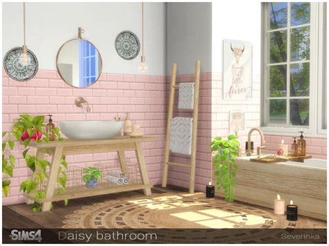 Sims 4 Small Bathroom - Custom Base Game Bathrooms No Cc Or Mods The