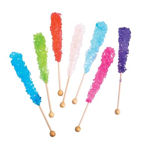 Rock Candy Sticks Bulk Assorted 12 Packs 11076