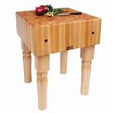 Commercial Butcher Block Work Table