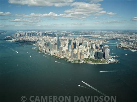 Aerialstock Aerial Of Manhattan Island From A High Altitude