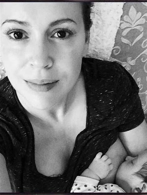 Alyssa Milano Shares Breastfeeding Photo With Her Daughter On Instagram Lifetimemoms