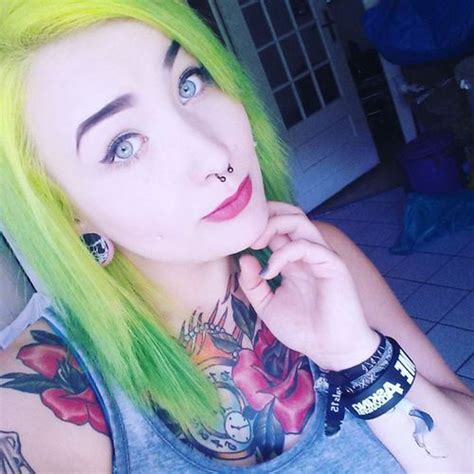 Pierced Inked Dyed Dyed Hair Body Mods Hair