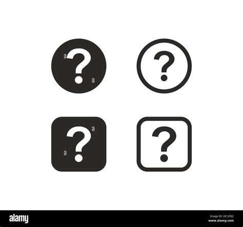Question Mark Symbol Icon Vector Illustration Stock Photo Alamy