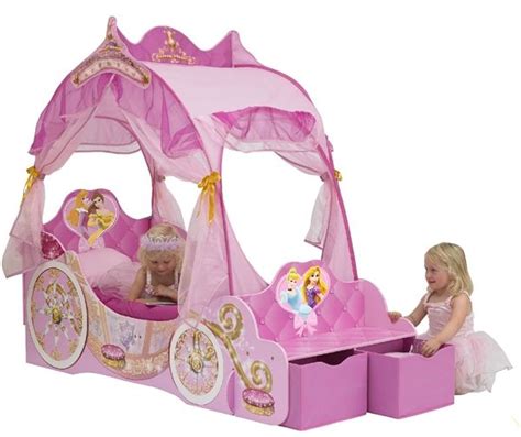 Children's princess/fairies theme beds with mattresses, carriage bed. Disney Princess Carriage Toddler Bed $498 Beautiful sleigh ...