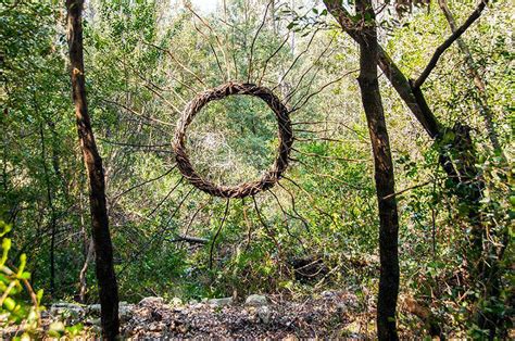 Artist Spent One Year In The Woods Creating Surreal Sculptures From