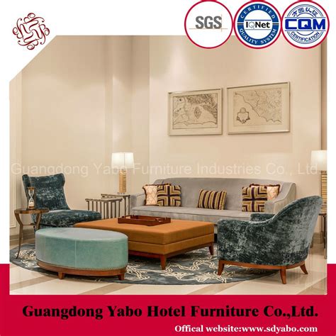 Casual Hotel Furniture For Lobby Lounge With Sofa Set Hl 2 1 China