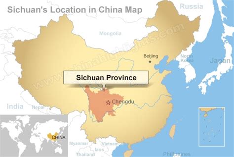 Sichuan Map Where Is Sichuan Located