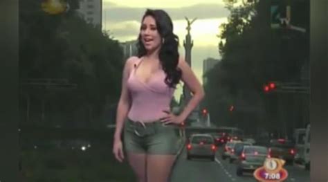Weather Girl Sugey Abrego Causes Storm With Wardrobe Malfunction Uk