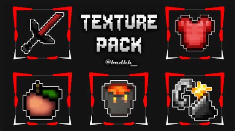 Minecraft Pvp Texture Pack Red Uhc Pack Low Fire 1718 2018
