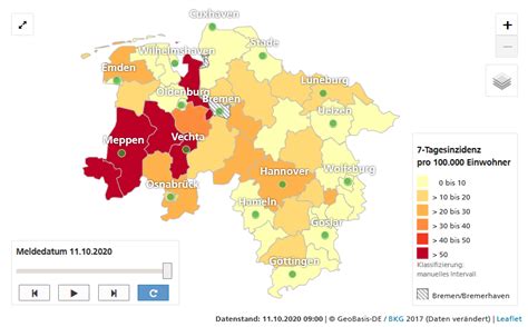 Nun wurden seltene hirnvenenthrombosen gemeldet. Niedersachsen Landkreise Corona / Bekommen Bald Alle ...