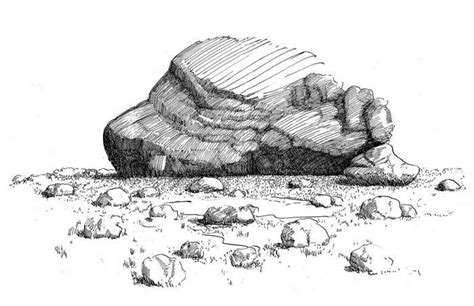 Realistic Drawings Drawing Rocks Drawings