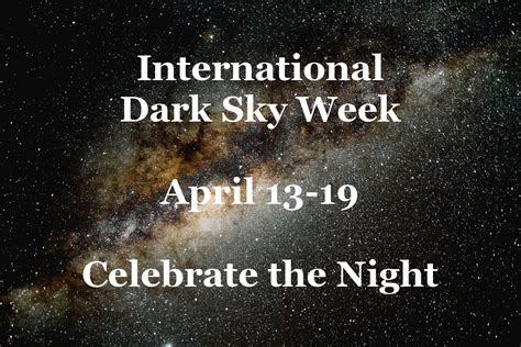 Participez à Linternational Dark Sky Week
