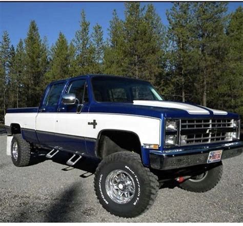 Pin By Wayne Ackerman On Square Body Crew Cabs Chevy Trucks Best