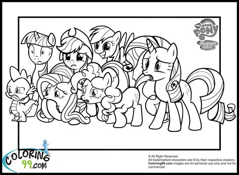 my little pony coloring pages Pony little coloring pages ponies