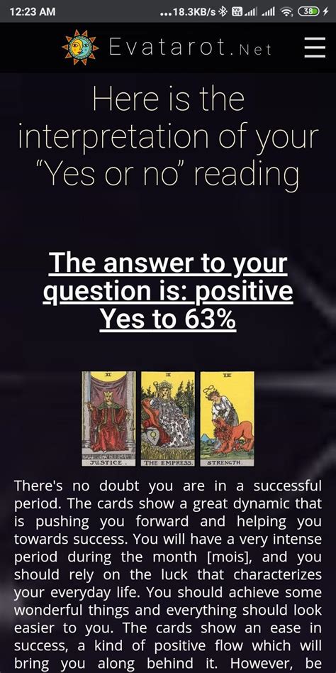 3 yes = yes for certain; Yes Or No Tarot Card Reading for Android - APK Download