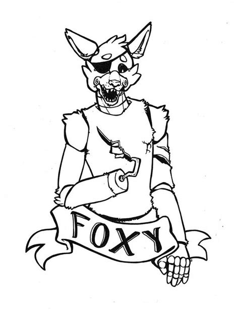 Desenhos De Animatronics Para Colorir Foxy Atividades Educativas