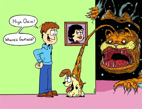 You Re Not Very Perceptive Jon Recreation R Imsorryjon Creepy Garfield Know Your Meme